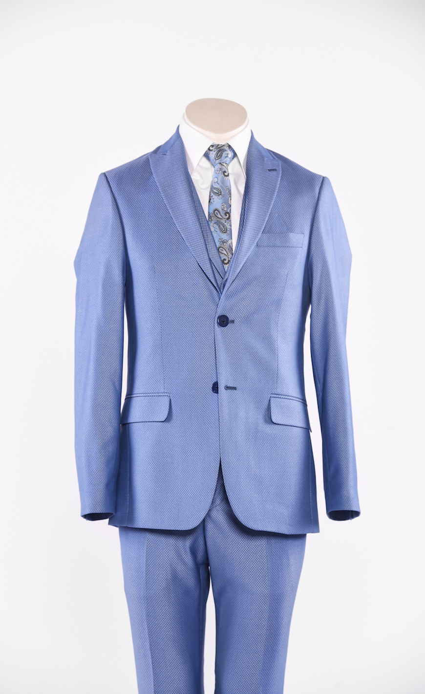JACK & JONES Regular Suit 'Franco' in Smoke Blue, Pastel Blue | ABOUT YOU
